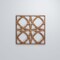Ekena Millwork Small Fleetwood Decorative Fretwork Wood Wall Panels, Walnut, 11 3/8"W x 11 3/8"H x 3/8"T WALW12X12X0375FLTWA - alternate 2